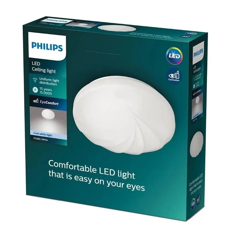 Šviestuvas plafonas Philips Shell CL202, LED, 4000 °K, 1 x 17 W
