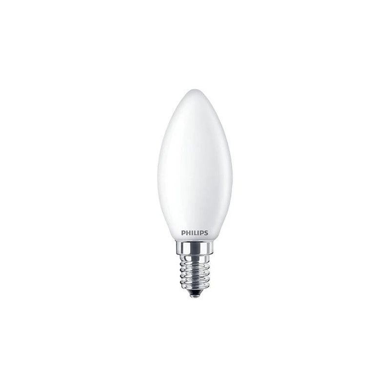 Spuldze Philips LED. B35. 2700 °K. E14. 6.5 W. 806 lm