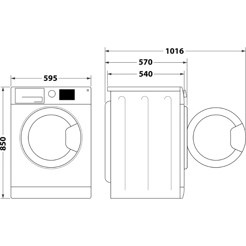 Pesumasin - kuivati Whirlpool FFWDB 864349 BV EE