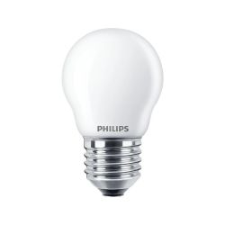 LED spuldze PHILIPS. P45. E27. 4.3 W. 470 lm. 2700 K