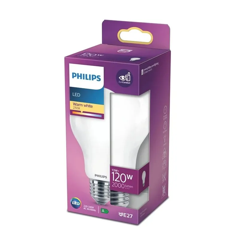Spuldze Philips LED, A67, 2700 °K, E27, 13 W, 2000 lm