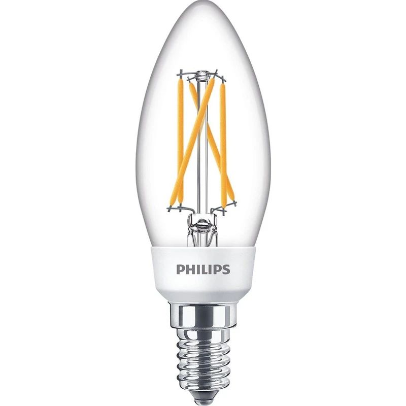 LED spuldze Philips Fil B35. 5W. E14. WW. 470-190-50lm