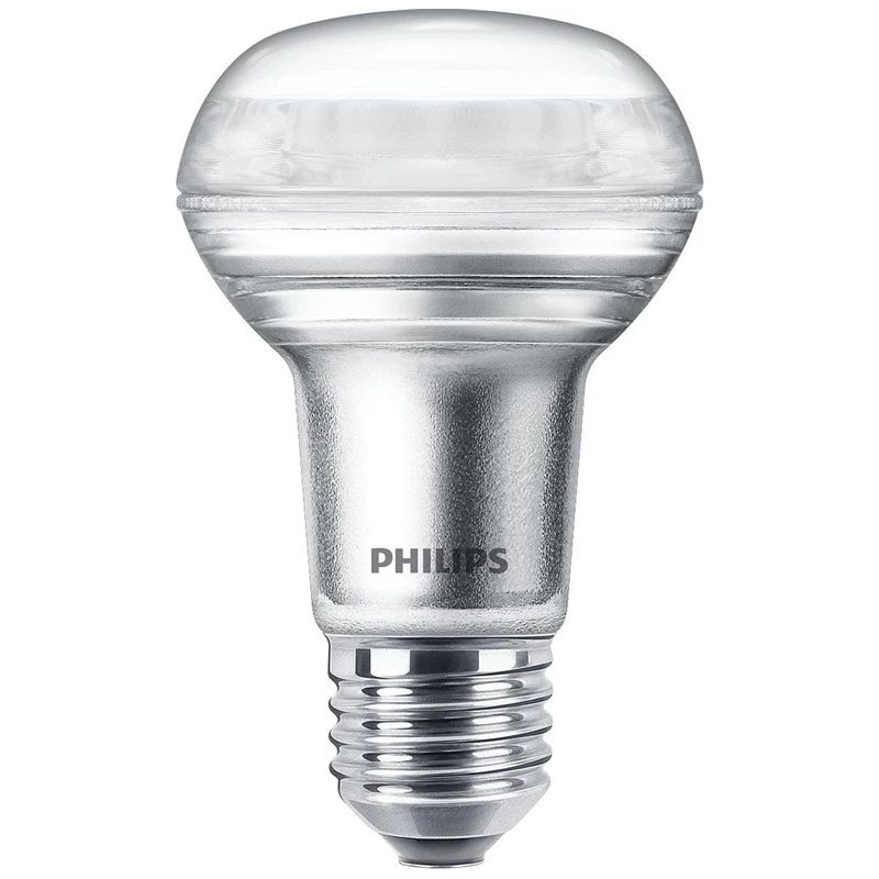 LED spuldze PHILIPS. R63. E27. 4.5 W. 410 lm. 2700 K