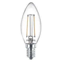 LED Bulb PHILIPS. B35. E14. 2 W. 250 lm. 2700 K