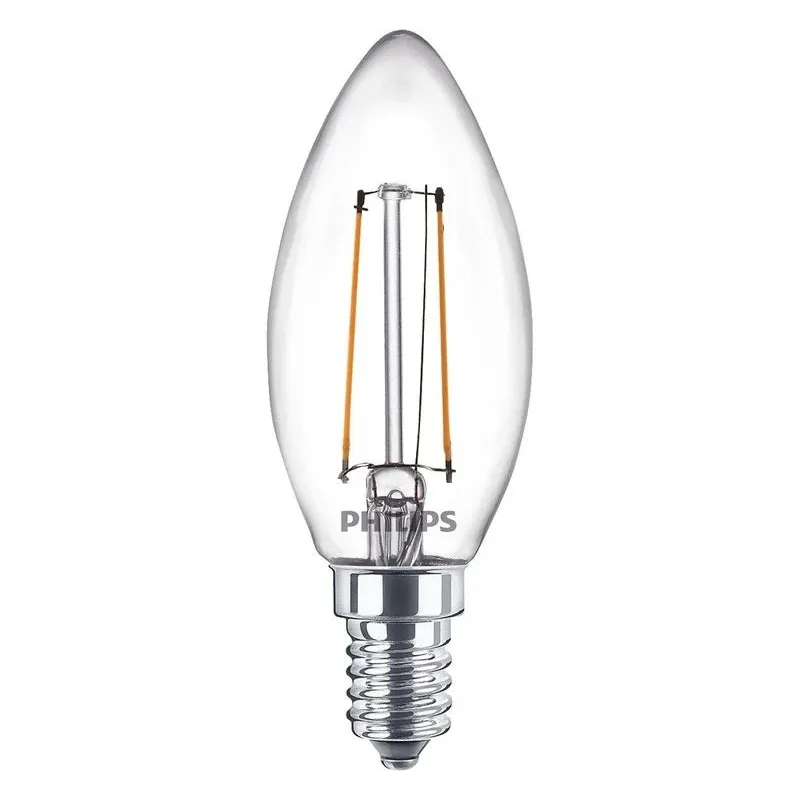 Spuldze Philips LED, B35, 2700 °K, E14, 2 W, 250 lm