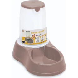 Bļoda BREAK Reserve Food 1.5l ,roza-brūns, barība