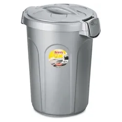 Stefanplast Konteiners barībai JERYY sudraba kr. 23l