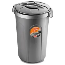 Stefanplast Konteiners barībai TOM sudraba kr. 46l