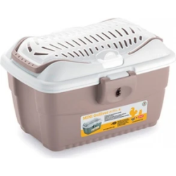 Stefanplast Transp.bokss MINI GULLIVER ,pūderkr.-balts,