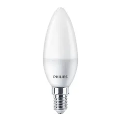 Лампочка Philips LED, B35, 2700 °К, E14, 5 Вт, 470 лм
