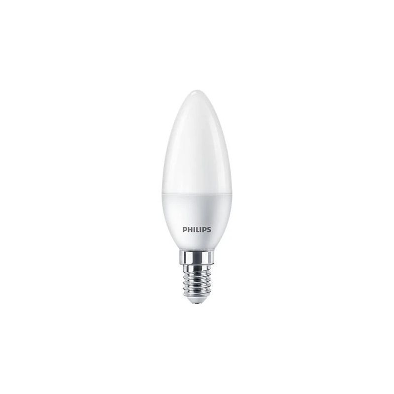 LED spuldze B35 5W E14 2700K 470lm matēta