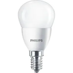 Лампочка Philips LED, P45, 2700 °К, E14, 5 Вт, 470 лм