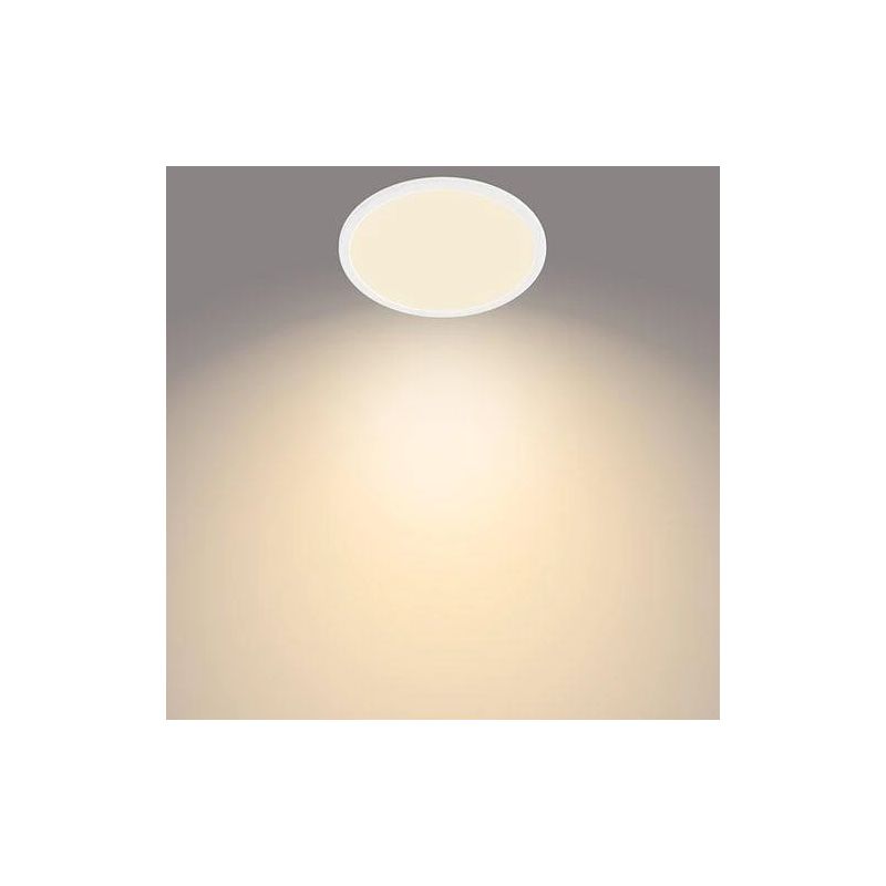 Lampa Philips Superslim. 15W. 2700°K. balta