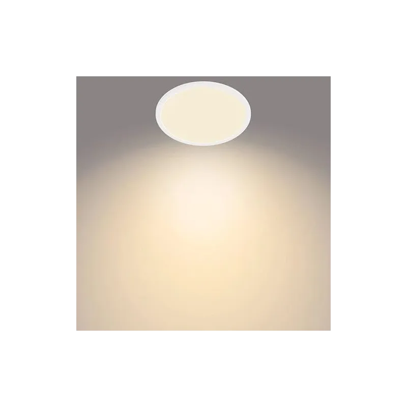 Lampa griesti Philips SuperSlim, 2700°K, LED, balta