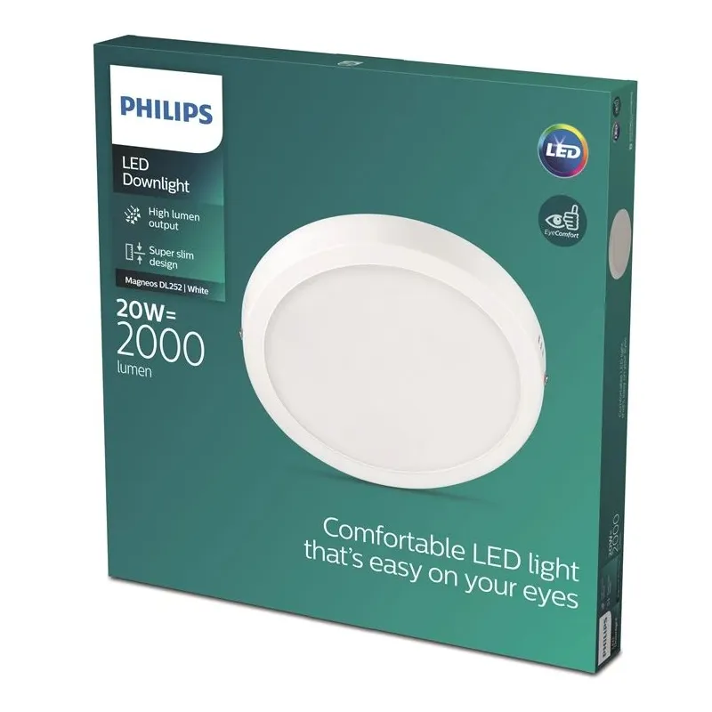 Lampa plafons Philips Magneos, LED, 2700 °K, 1 x 20 W