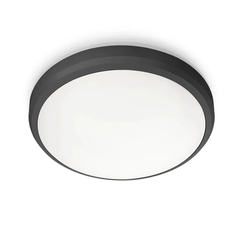 Õue laevalgusti Philips Doris, 6W, LED, IP54, must v., 22 cm x 7 cm