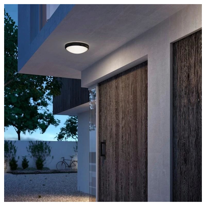 Lampa Philips Doris 929003190901. 6W. LED. IP54. melna