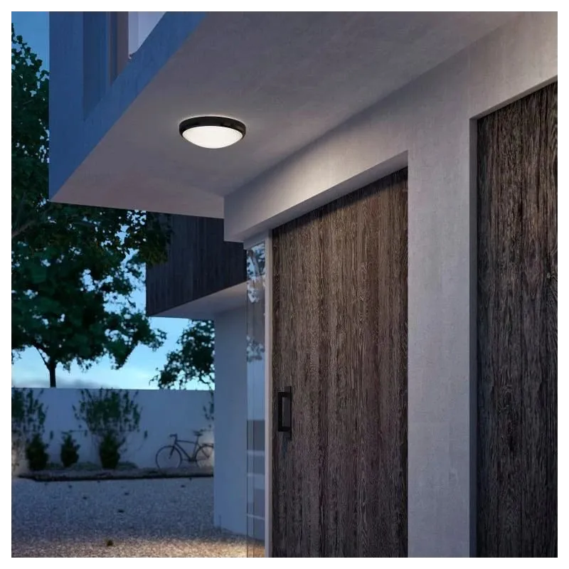 Õue laevalgusti Philips Doris, 6W, LED, IP54, must v., 22 cm x 7 cm