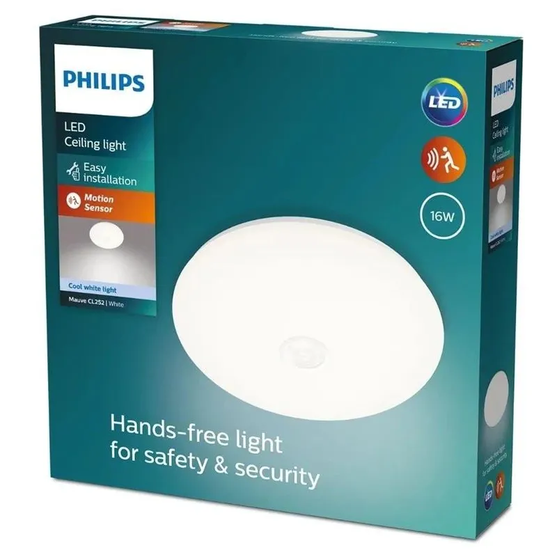 Светильник плафон Philips Mauve 929003195901, LED, 4000 °К, 1 x 16 Вт