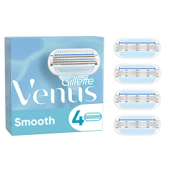 Gillette Venus Smooth Razor Skuvekļa Maināmas Asmeņu Kasetnes, 4 gab