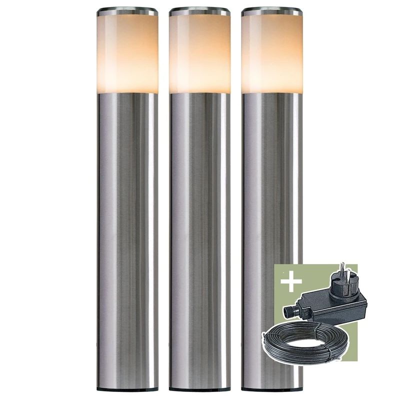 Lampa Ludeco STEN PL1013. 1W. LED. IP44. sudraba