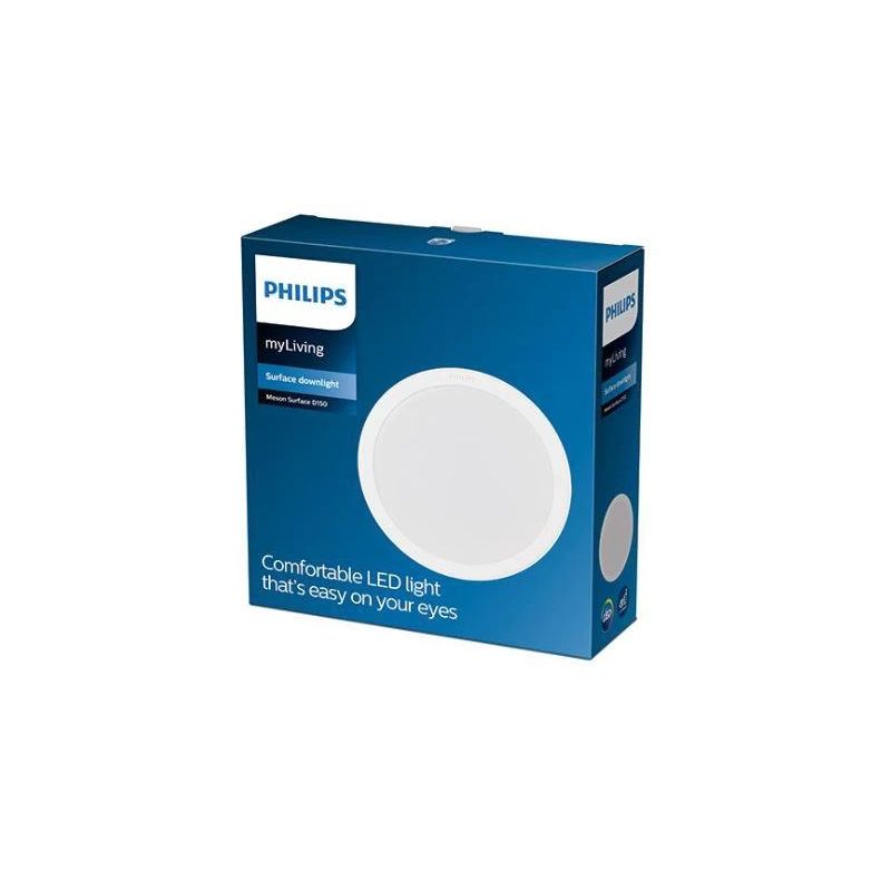 Virsmas LED panelis griesti Philips Meson. 4000K. LED. balta