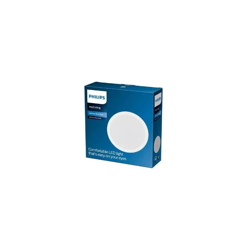 Paviršinė LED panelė lubų Philips Meson. 4000K. LED. baltas