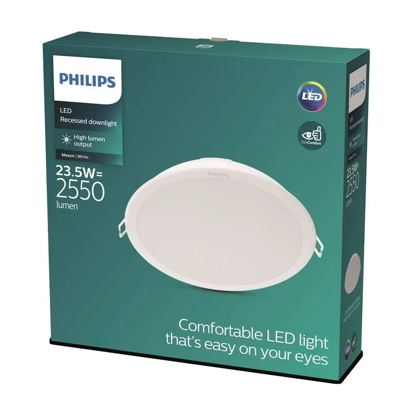 Lampa padziļinājums Philips Meson, 3000°K, LED, balta krās.