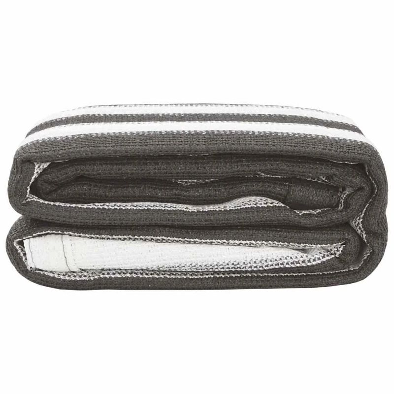 vidaXL telts paklājs, 250x300 cm, antracītpelēks un balts