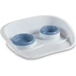 Stefanplast SET DINNER neslīdoša paplāte ar bļodām ,nordik.zils-balts,