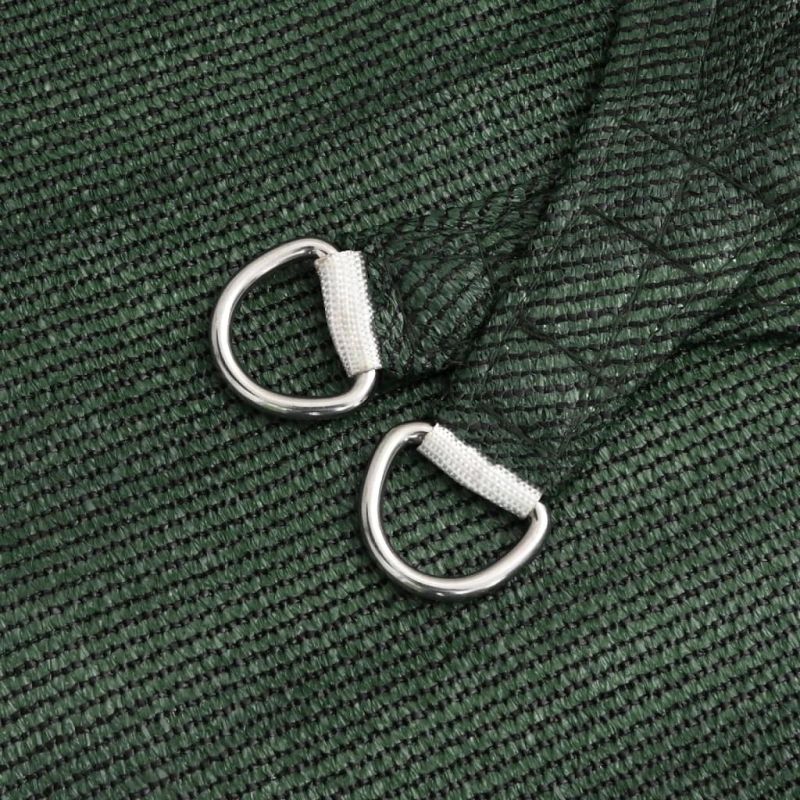 vidaXL saulessargs, 160 g-m², tumši zaļš, 5x8 m, HDPE