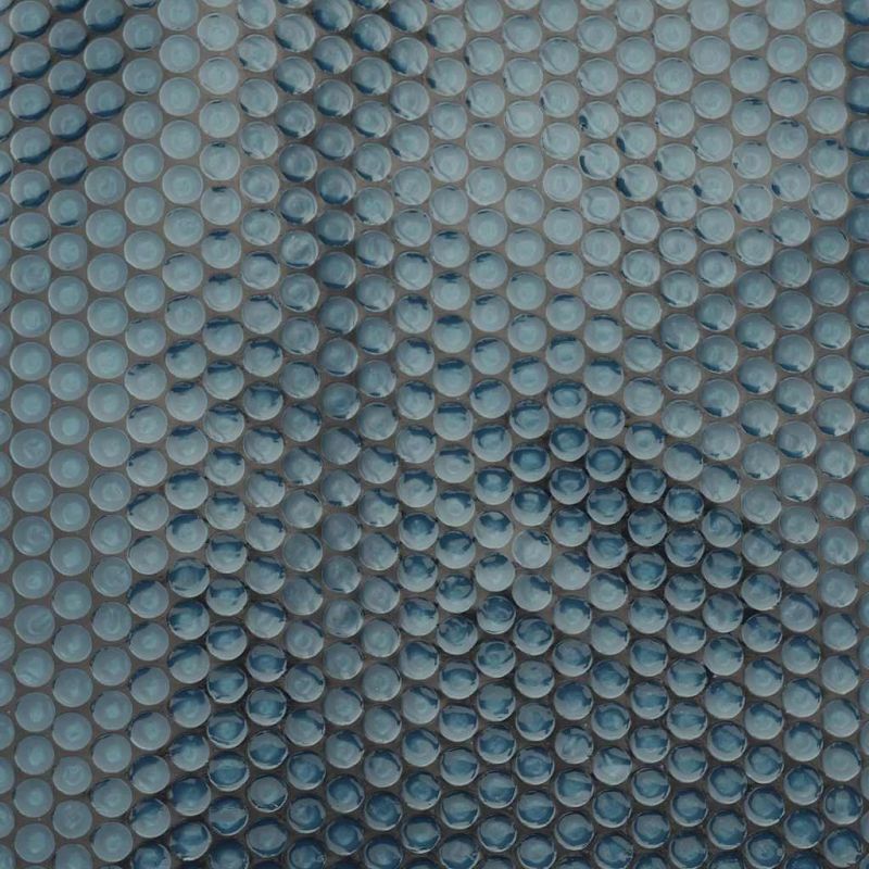 vidaXL baseina pārklājs, solārs, peldošs, 210 cm, melns un zils PE