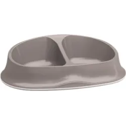 Bļoda Ciotole chic dubultā 0.25l+0.25l ,gaiši pelēkbrūns,