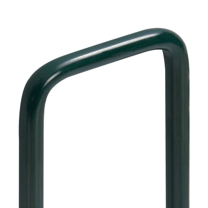 vidaXL mākslīgā zālāja stiprinājumi, 100 gab., U-forma, dzelzs