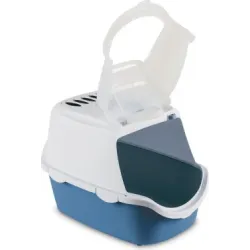 Stefanplast Kaķu tualete CATHY Easy Clean ,balts-nord.zils,