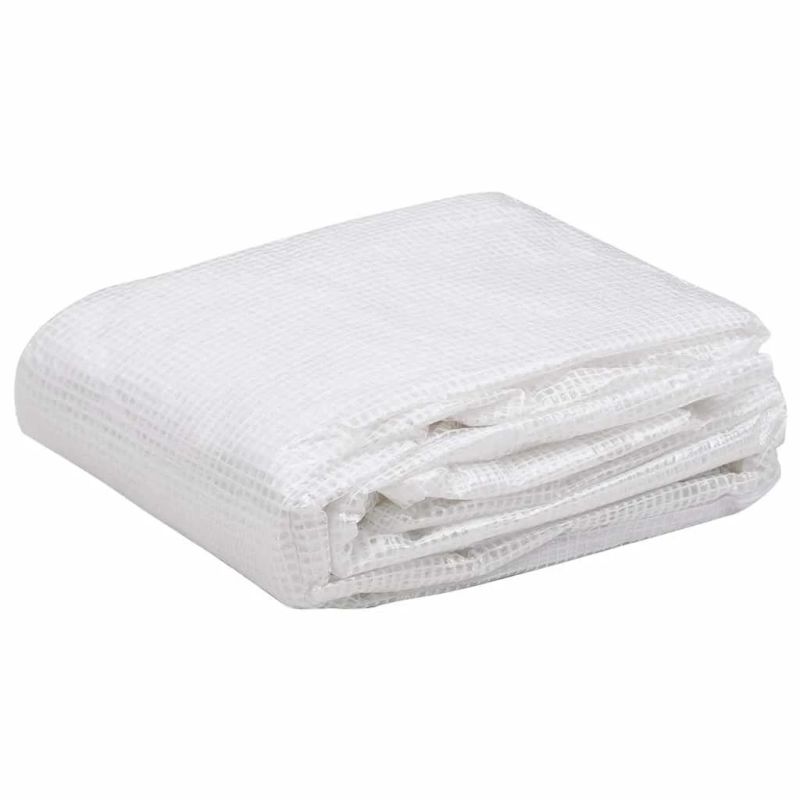 vidaXL siltumnīcas rezerves pārsegs, 18 m², 3x6x2 m, caurspīdīgs