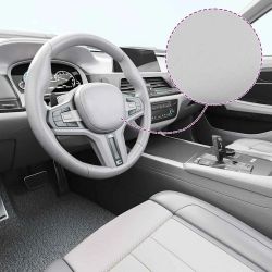 vidaXL automašīnu plēve, matēta, sudrabaina, 100x150 cm