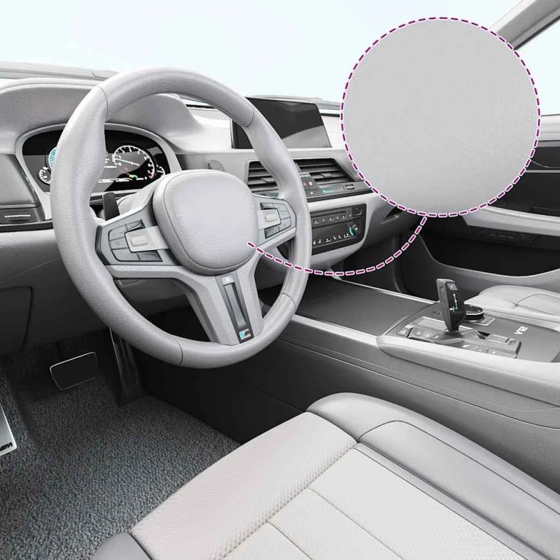 vidaXL automašīnu plēve, matēta, sudrabaina, 100x150 cm