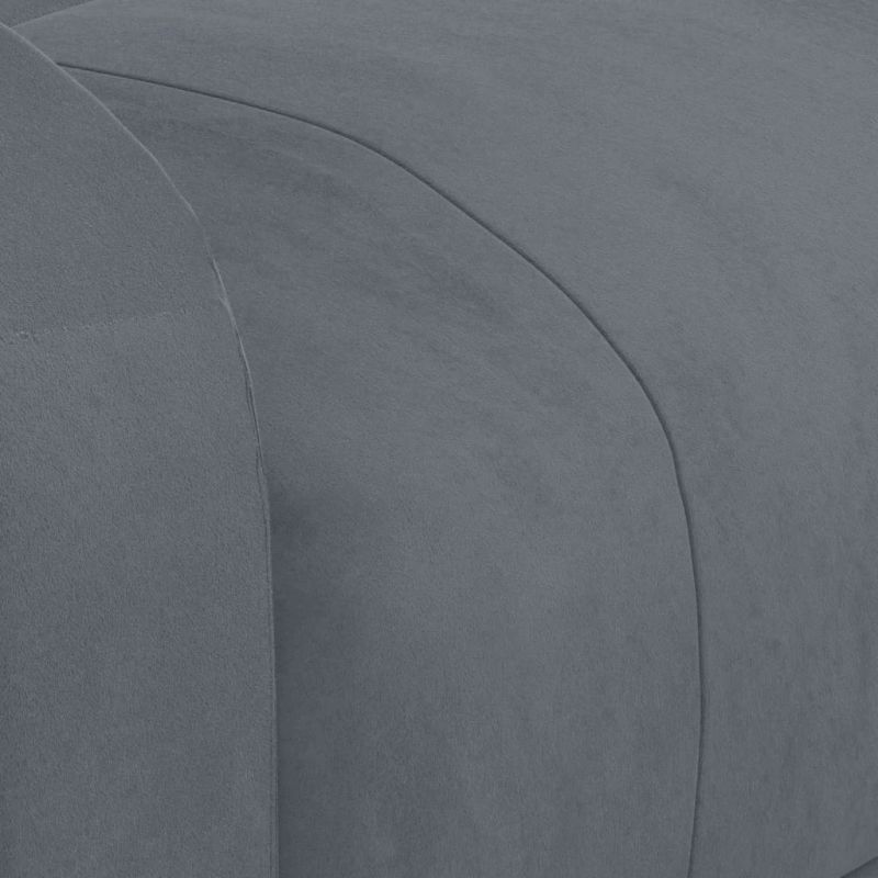 vidaXL atpūtas krēsls, atgāžams, tumši pelēks samts