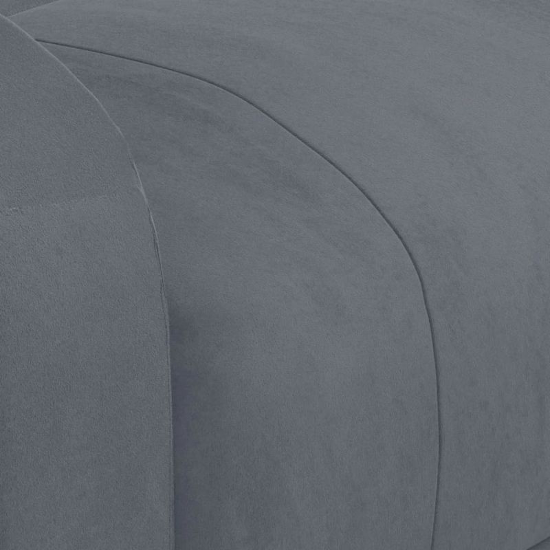 vidaXL elektrisks atpūtas krēsls, atgāžams, tumši pelēks samts