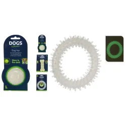 Rotaļlieta suņiem gumijas Glow in the Dark, 3veidi