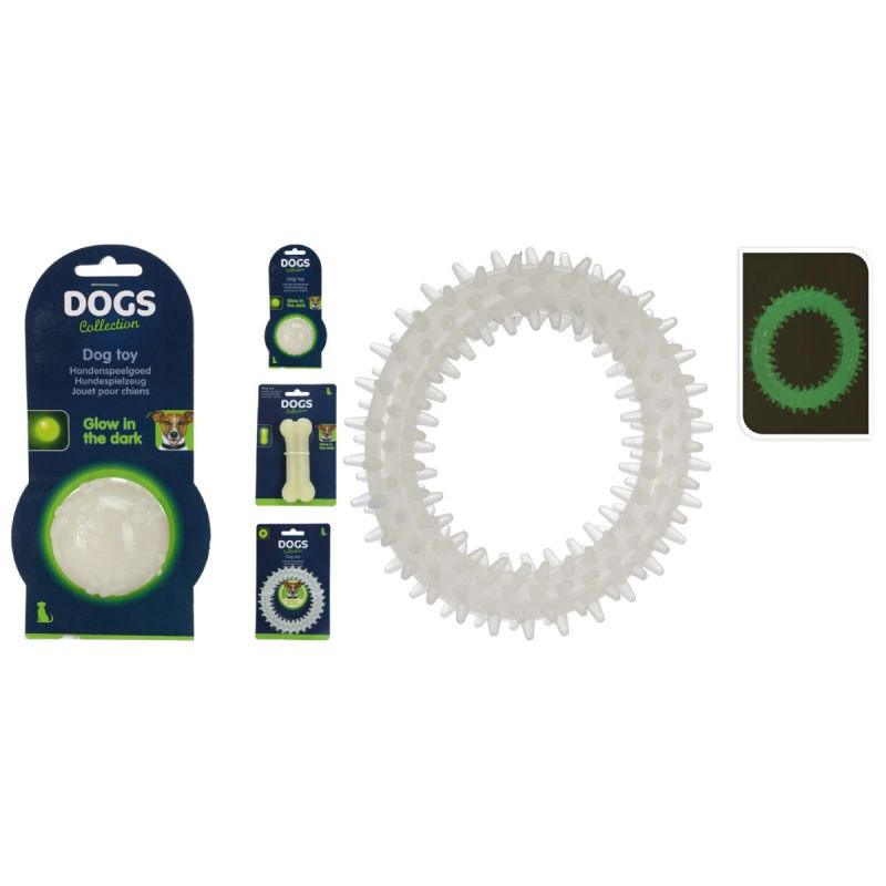 Rotaļlieta suņiem gumijas Glow in the Dark, 3veidi