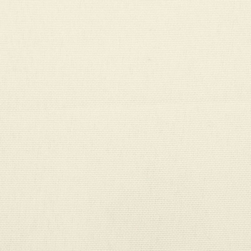 vidaXL palešu spilvens, 120x80x12 cm, audums, krēmkrāsas