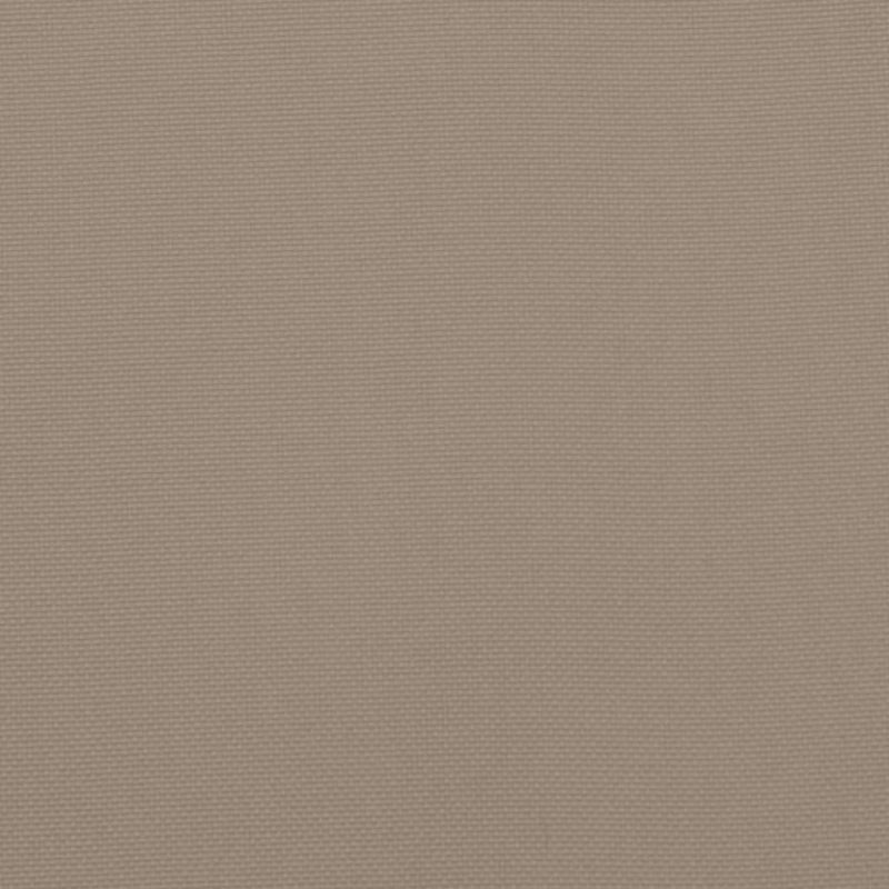 vidaXL palešu spilvens, 120x80x12 cm, audums, pelēkbrūns