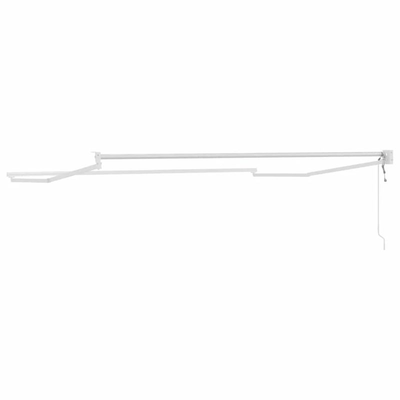 vidaXL Izvelkams jumtiņš Balts 300 x 250 cm Alumīnijs