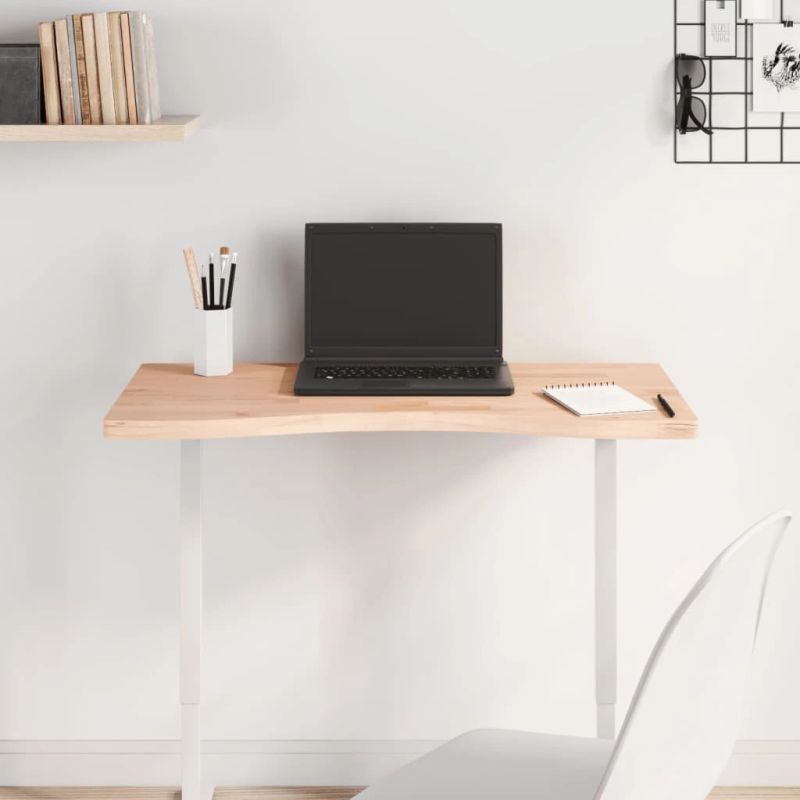 vidaXL rakstāmgalda virsma, 80x,36-40,x2,5 cm, dižskābarža masīvkoks