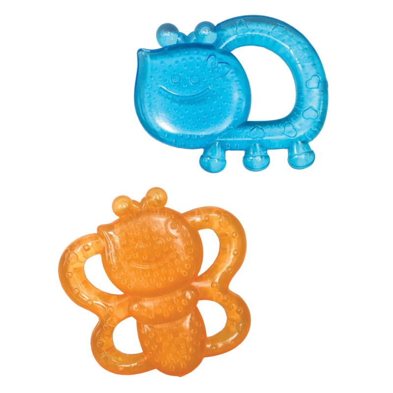 INFANTINO Atvēsinošana smaganu rotaļlieta, Dārza iemītnieki, 2gb