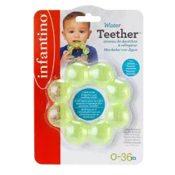 INFANTINO Охлаждающий прорезыватель с водой ,зелёный,