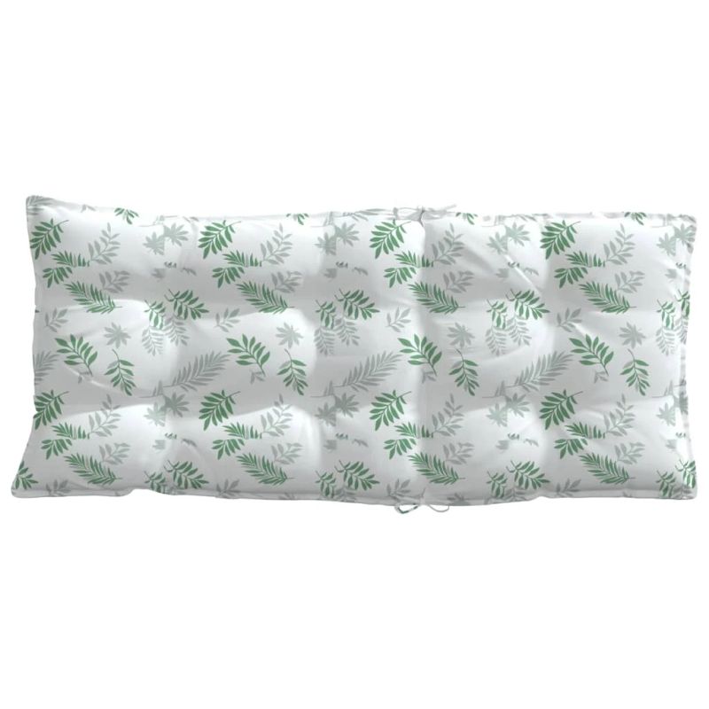 vidaXL krēslu spilveni, 4 gab., lapu apdruka, oksforda audums