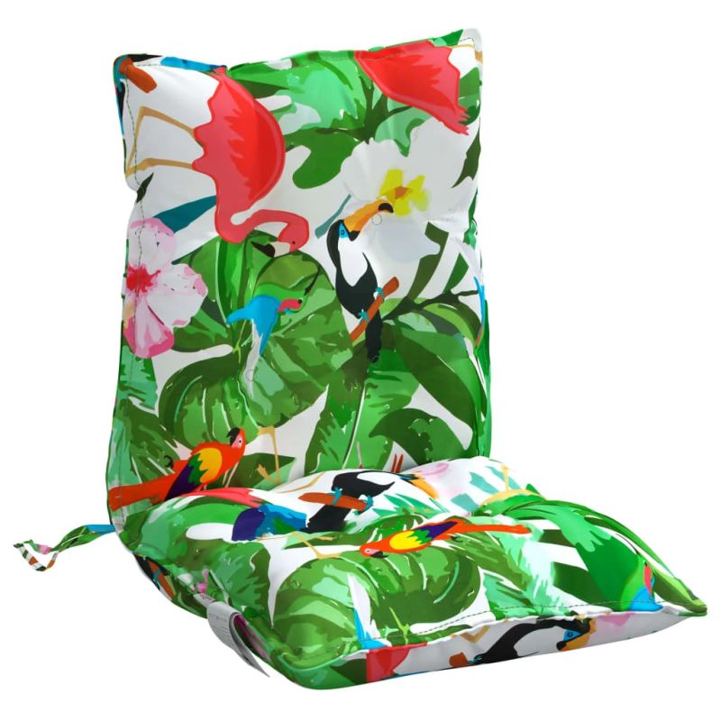 vidaXL dārza krēslu matrači, 6 gab., oksforda audum, krāsaini